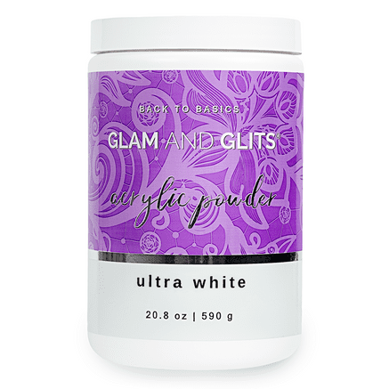 Back To Basics - Ultra White 590g Diamond Nail Supplies