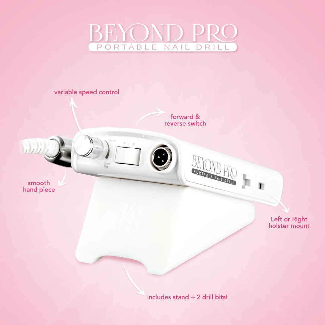 Kiara Sky Beyond PRO Portable Drill White Diamond Nail Supplies