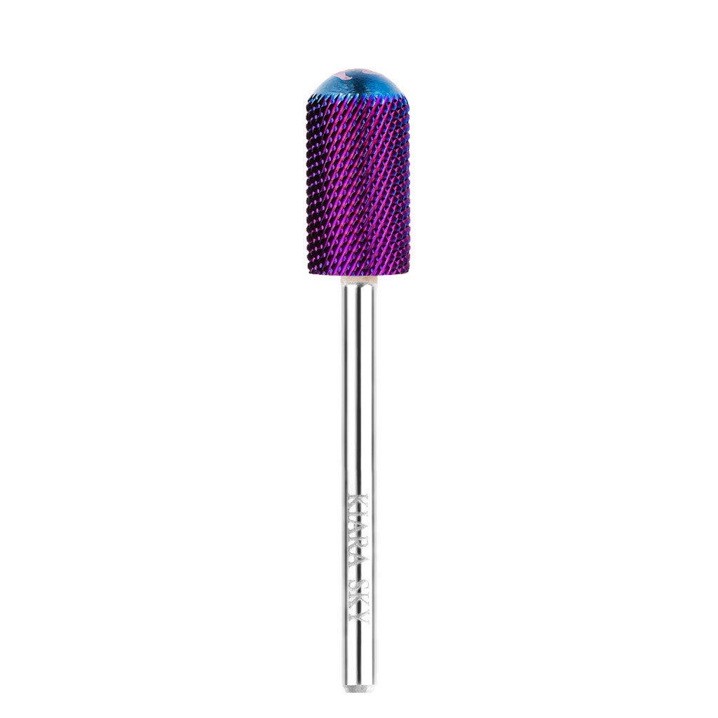 Drill Bit Large Smooth Top Fine Purple 3/32" Diamond Nail Supplies
