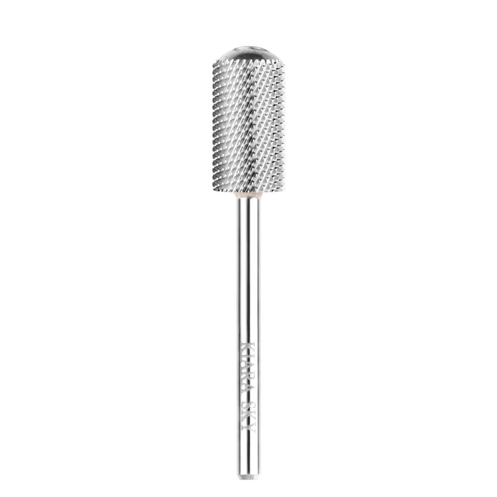 Drill Bit Large Smooth Top Medium Silver 3/32" Diamond Nail Supplies