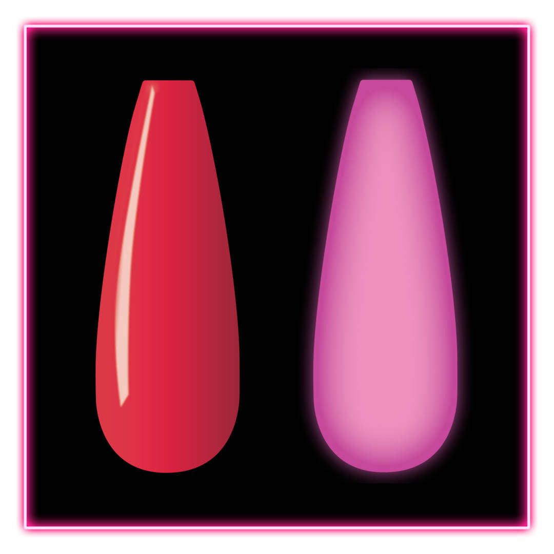 Glow Dip - DG101 Red Hot Glo Diamond Nail Supplies