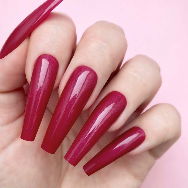 Nail Lacquer - N5029 Frosted Wine Diamond Nail Supplies