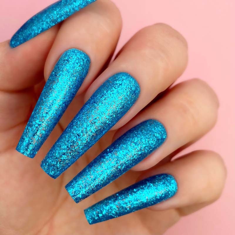 Nail Lacquer - N5071 Blue Lights Diamond Nail Supplies