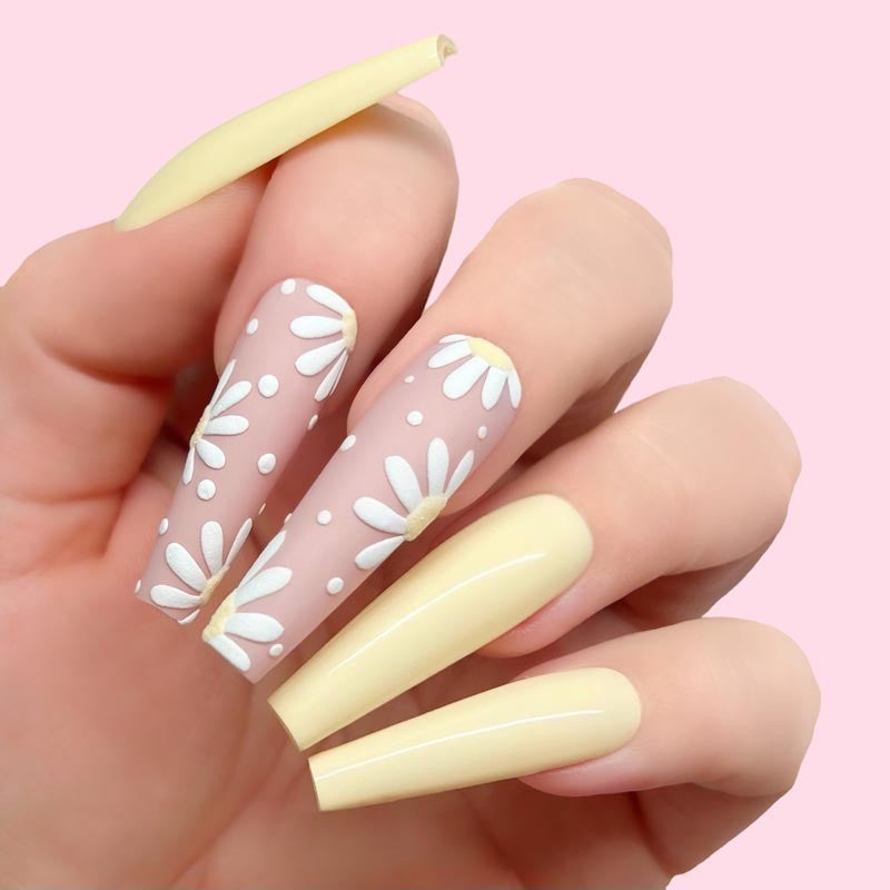 Gel Polish - G645 White Peach Diamond Nail Supplies