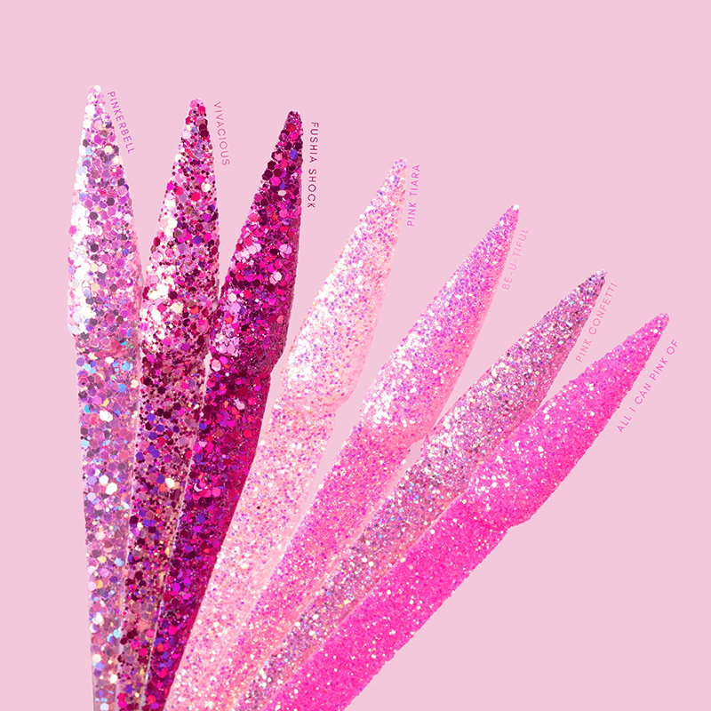 Sprinkle On - SP269 Pink Tiara Diamond Nail Supplies