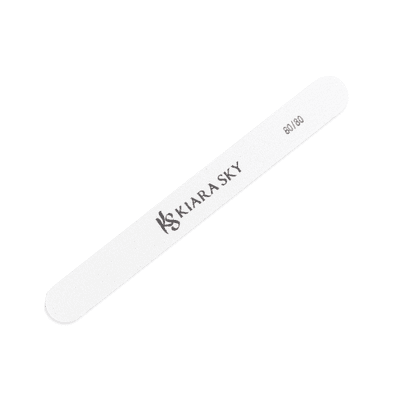 KS Straight File White 80/80 Diamond Nail Supplies