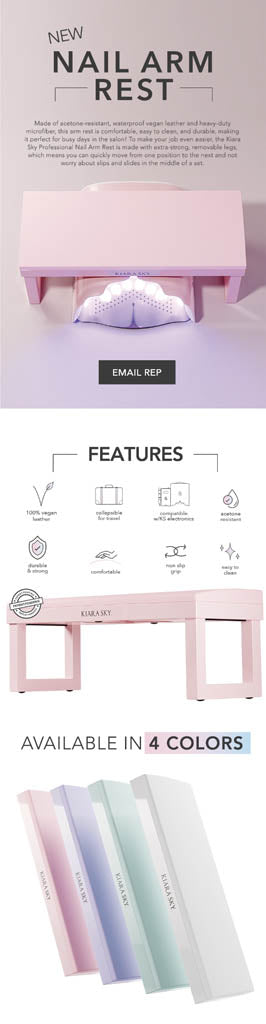 Nail Arm Rest - Pink