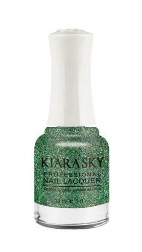 Nail Lacquer - N440 Rocket Green Diamond Nail Supplies