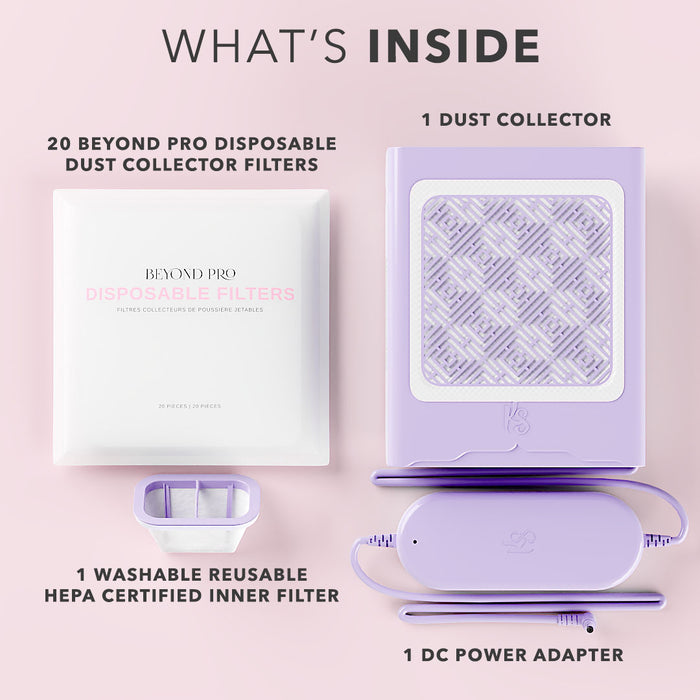 Beyond Pro Nail Dust Collector - Purple