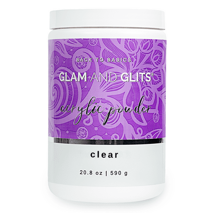 Back To Basics - Clear 590g Diamond Nail Supplies