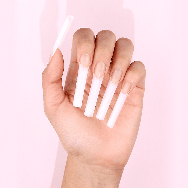 C-Curve Tip - CCTC03 XXL Square Natural 500pc Diamond Nail Supplies