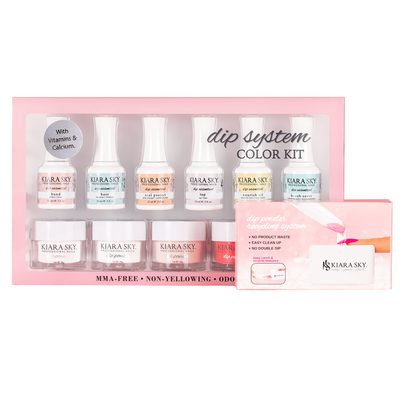 Colour Dip System Starter Kit & Recycling System Diamond Nail Supplies