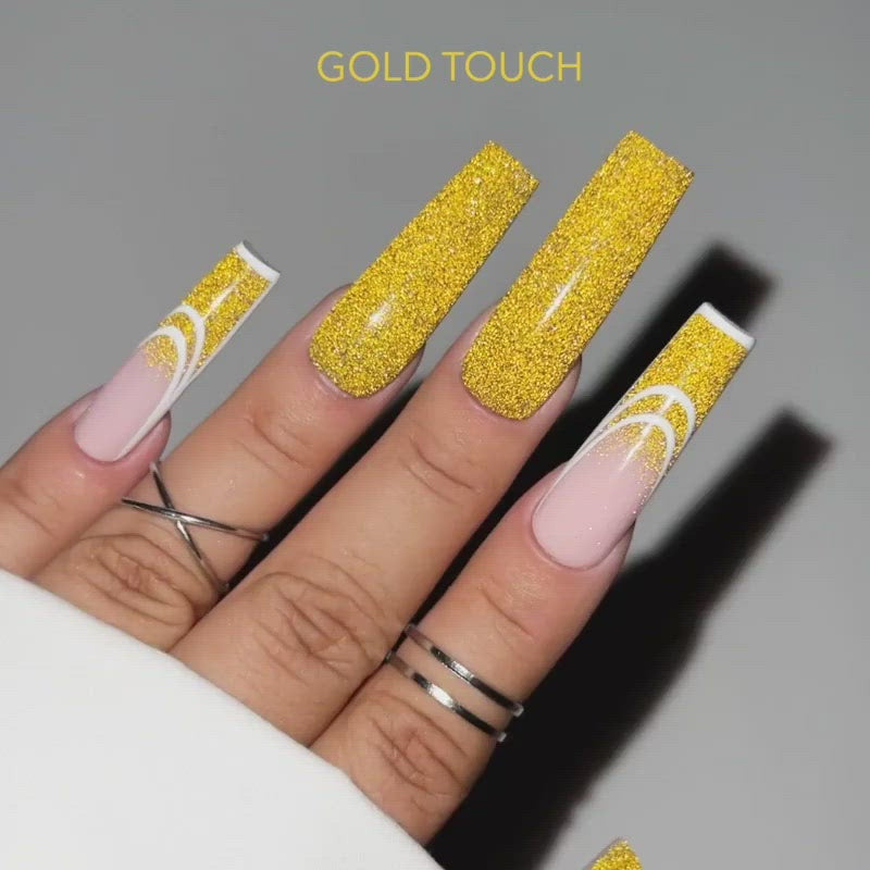 Diamond FX Acrylic Powder - AFX09 Gold Touch Diamond Nail Supplies