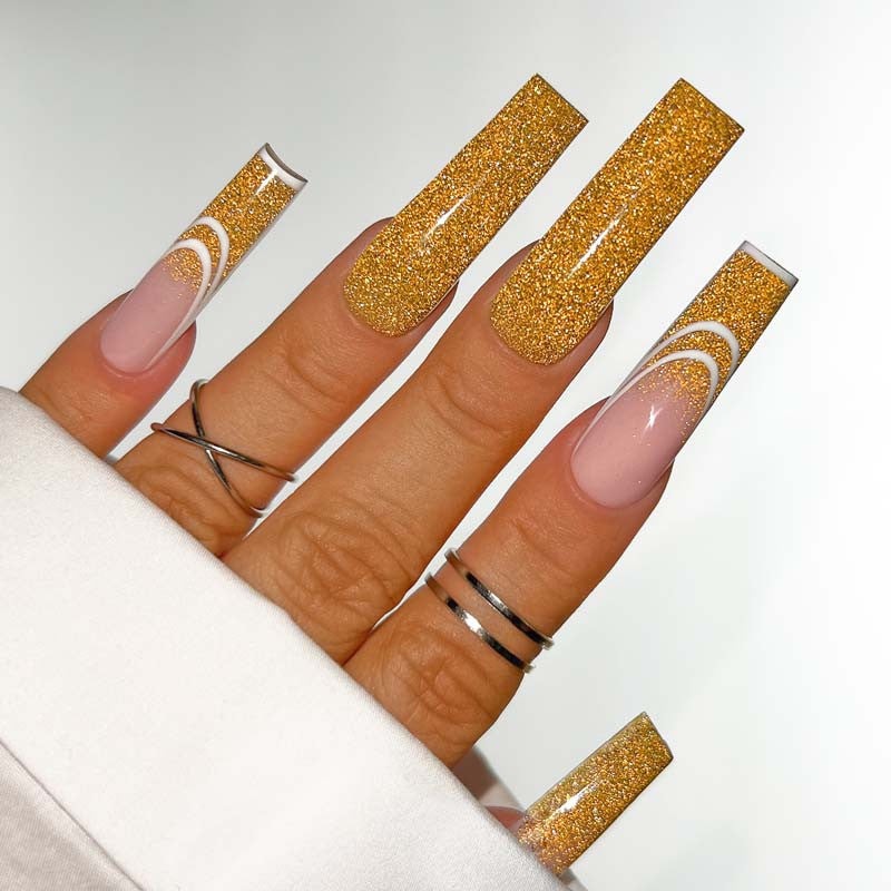 Diamond FX Acrylic Powder - AFX09 Gold Touch Diamond Nail Supplies