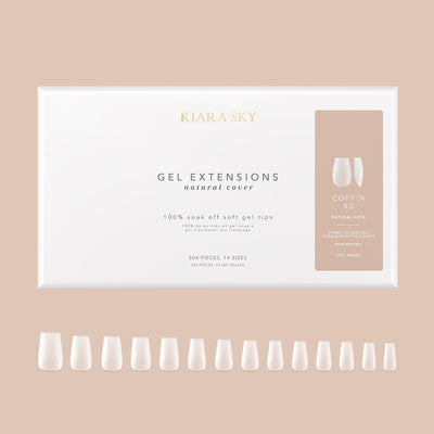 Natural Gel Extensions - NNCXS Coffin XS