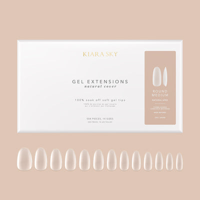 Natural Gel Extensions - NNRM Round Medium
