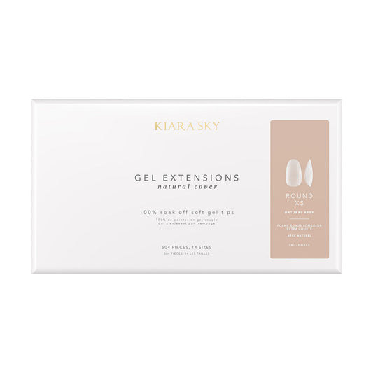 Natural Gel Extensions - NNRXS Round XS