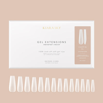 Natural Gel Extensions - NSCXL Coffin XL