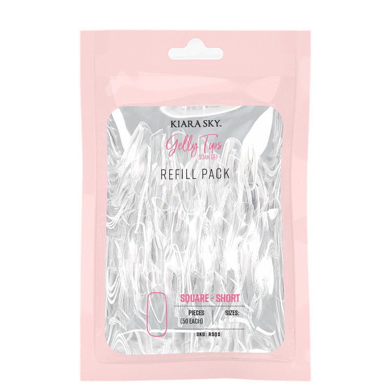 Gelly Tip Refill Pack - SQS Short Square Diamond Nail Supplies