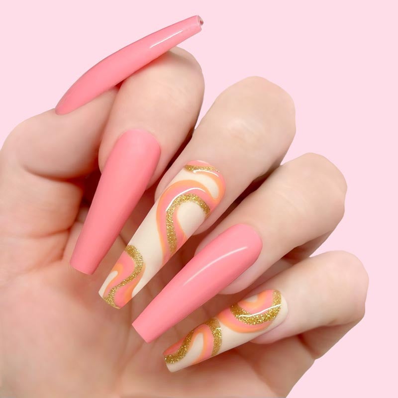 Gel Polish - G647 RSVPeach Diamond Nail Supplies