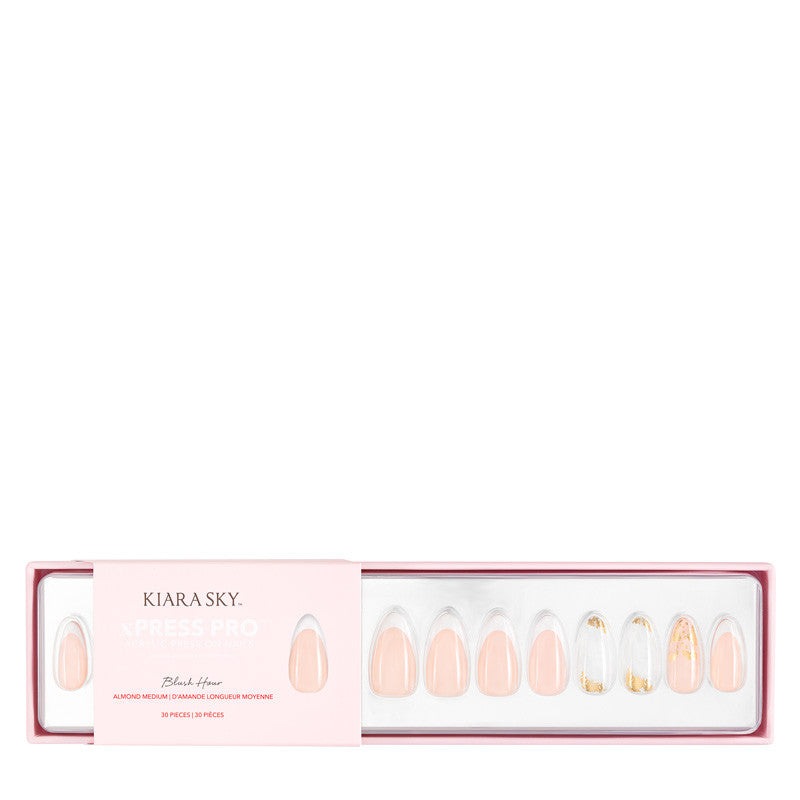 xPress Pro Press-On Nail Tips - XPAM01 Blush Hour Diamond Nail Supplies