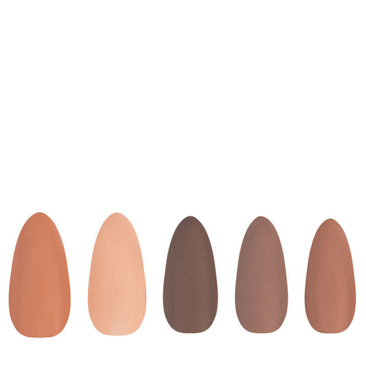 xPress Pro Press-On Nail Tips - XPAM03 Cocoa Rush Diamond Nail Supplies