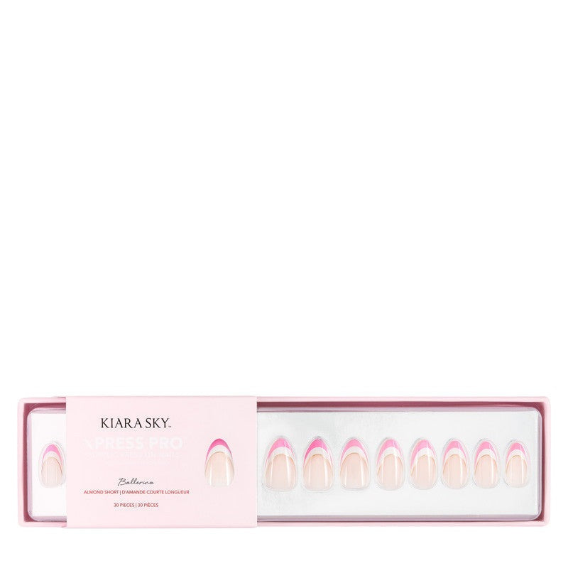xPress Pro Press-On Nail Tips - XPAS01 Ballerina Diamond Nail Supplies