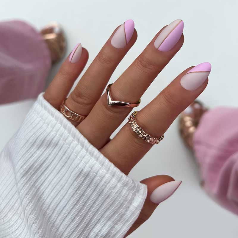 xPress Pro Press-On Nail Tips - XPAS05 Double Standard Diamond Nail Supplies