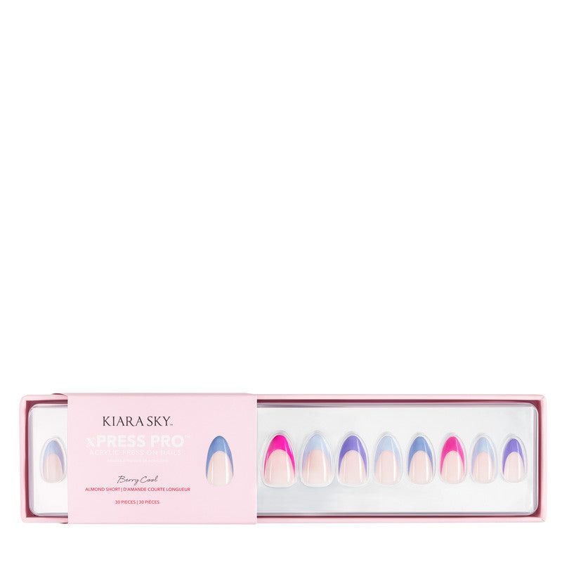 xPress Pro Press-On Nail Tips - XPAS08 Berry Cool Diamond Nail Supplies