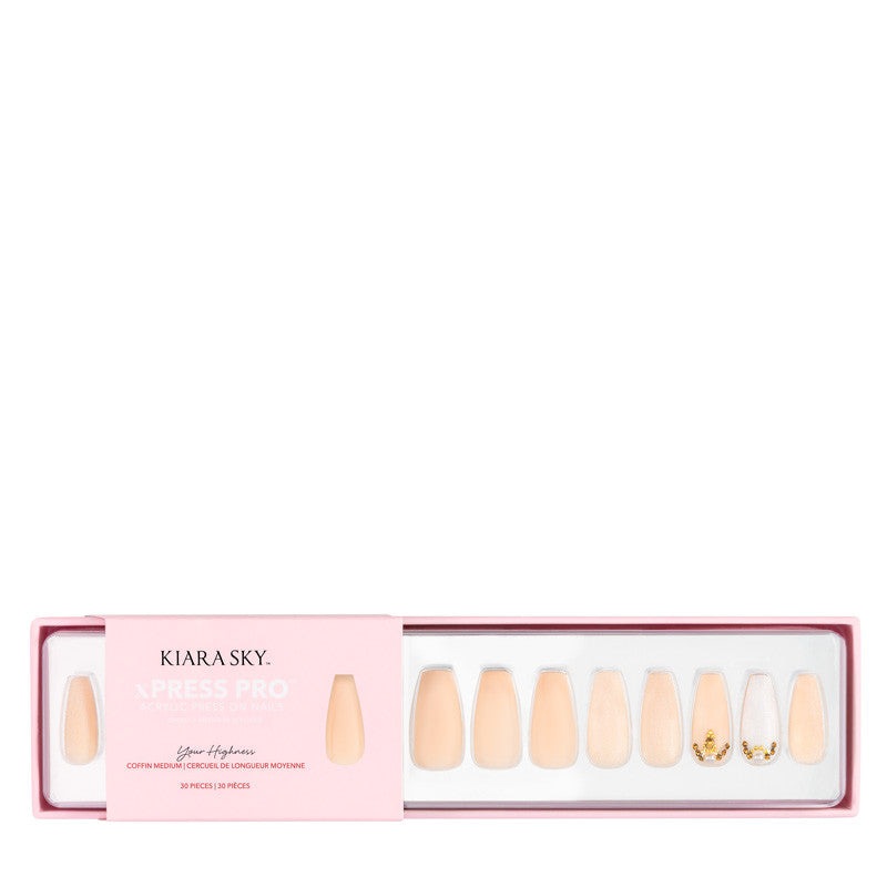 xPress Pro Press-On Nail Tips - XPCM02 Your Highness Diamond Nail Supplies