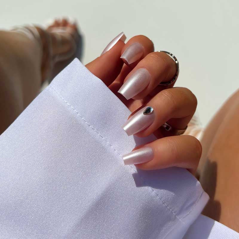 xPress Pro Press-On Nail Tips - XPCS03 Save the Date Diamond Nail Supplies