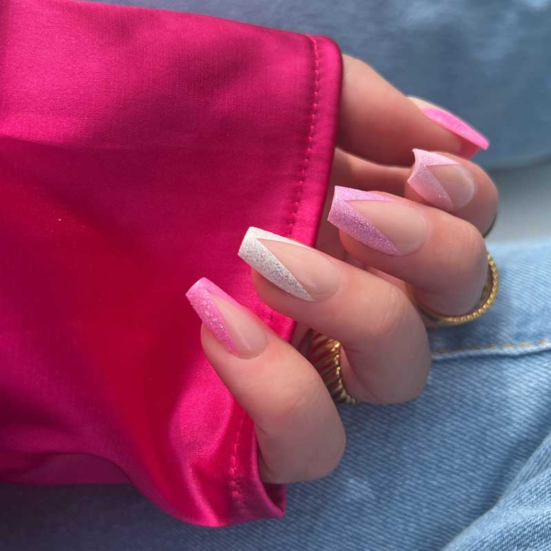 xPress Pro Press-On Nail Tips - XPCS05 Can't Just Pink One Diamond Nail Supplies