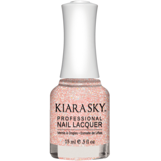 Nail Lacquer - N496 Pinking Of Sparkle kiara-sky-australia