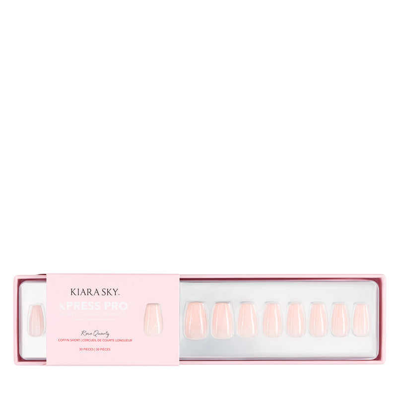 xPress Pro Press-On Nail Tips - XPCS04 Rose Quartz kiara-sky-australia